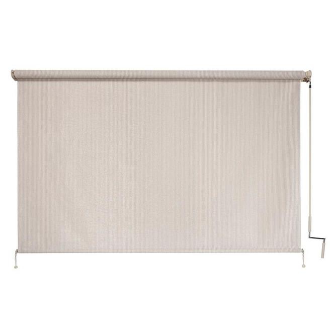 Toile solaire PEHD enroulable sans cordon et filtrant la lumière par Coolaroo, galet