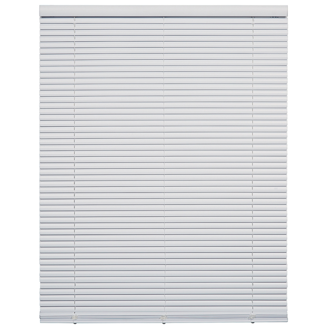 Project Source Cordless Light-Filtering Mini Blinds - 23-in x 64-in - White