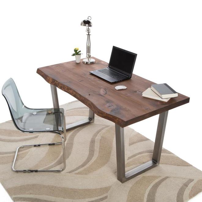 Live Edge Table à café rectangulaire en pin naturel (2 po x 20 po x 72 po)