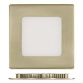 Trenz 4-in Square Recessed Light - 40 Watts - Dimmable - Brushed Nickel - 1-Pack