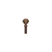 Steel Curved Curtain Rod - 36"-72" - Bronze