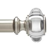Steel Curved Curtain Rod - 36"-72" - Nickel