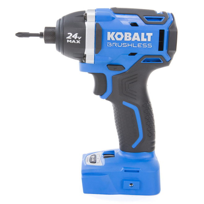 Kobalt 4-Tool 24-Volt Lithium Ion Brushless Power Tool Combo Kit with Soft Case with Battery and Charger