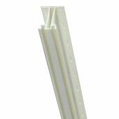 Zip-Up White PVC 12-ft Main Rail