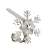 "Snowflake" Stocking Clip - Silver Finish - 2/Pack