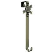 Adjustable Hanger with Snowflake - Max 25" - Antique Brass