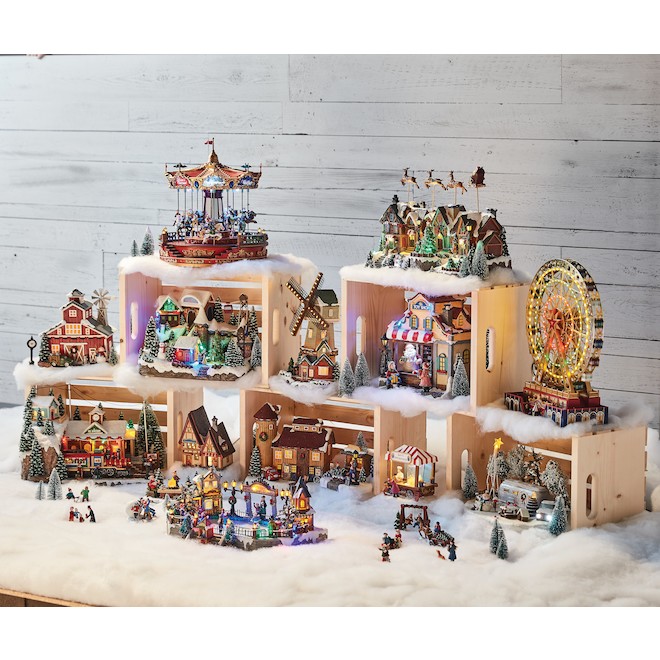 Carole Towne Collection Yulesteiner Brewery Festive Christmas Village Decor  -  Canada