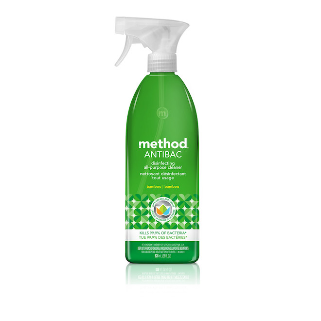 method 828mL Bamboo Antibacterial AllPurpose Cleaner 01453 RONA
