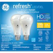 Ampoule HD A21 E26, variable, lumière du jour, pqt/2