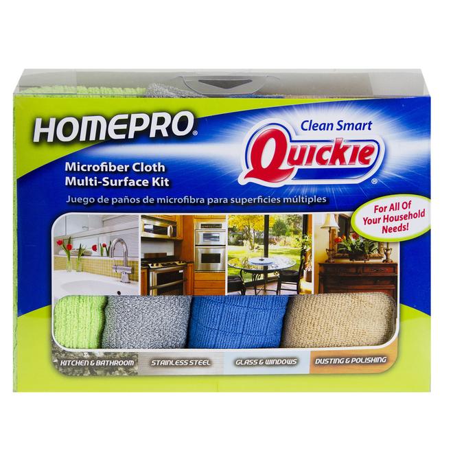 Quickie Microfiber Cleaning Cloth 13 in. W X 15 in. L 1 pk 