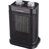 Radiateur à céramique portable, 1500 W, gris