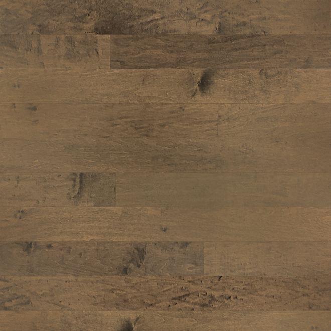 Plancher de bois d'ingénierie Monarch préfini érable couleur blé d'automne, 5 po x 4 pi x 12.7 mm