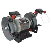 Porter-Cable Corded Bench Grinder with Built-In Led Light - 6-in Dia x 1/2-in Arbour - 2.5 Amp Motor - Variable-Speed
