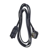 Interior Extension Cord - Thin Plug - PVC - 8' - Black