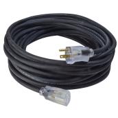 Outdoor Extension Cord - 12/3 - 80' - Black