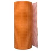 Membrane de désolidarisation « Ditra », 54 pi², orange