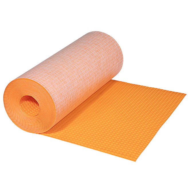 Schluter Systems Ditra 54 sq. ft. Orange Polyethylene Ditra Uncoupling Tile Membrane