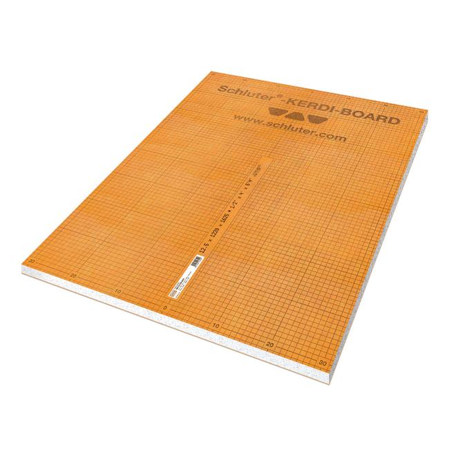 Panneau kerdi Schluter Systems polystyrène orange 48 po x 96 po