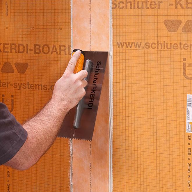 Panneau kerdi Schluter Systems polystyrène orange 48 po x 96 po