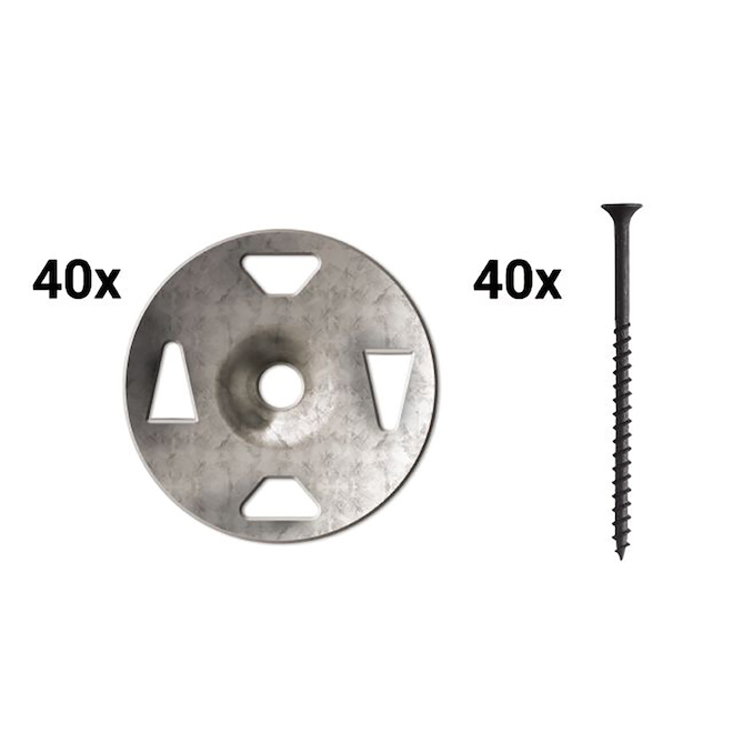 40-Pack Kerdi Board Screws and Washers