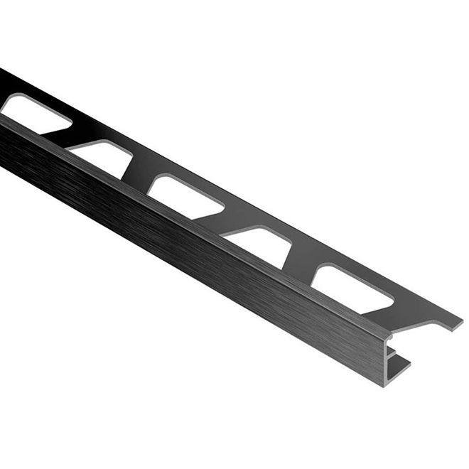 3/8" Tile Edge - Brushed Graphite