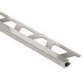 3/8in Tile Edge Corner - Aluminum - Satin Nickel
