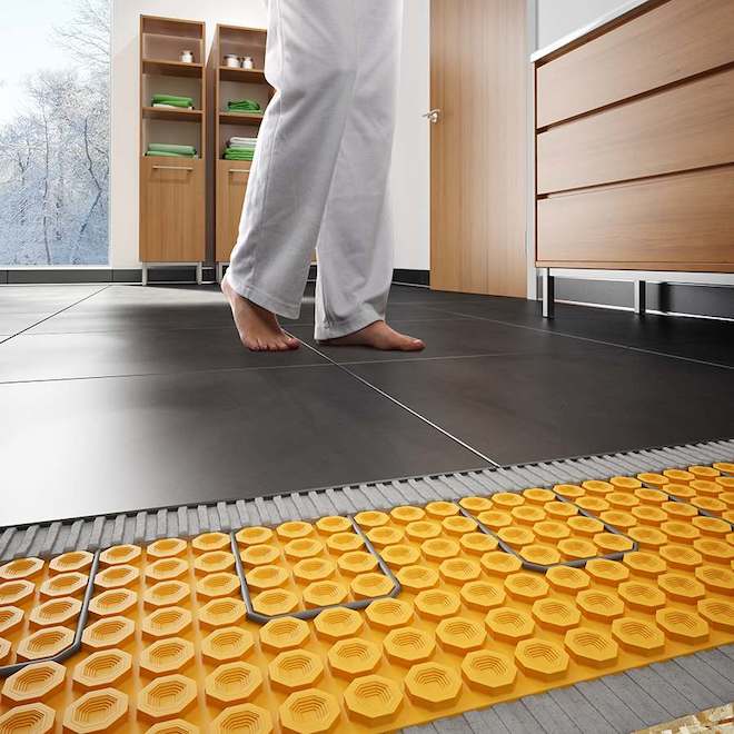 Shluter Systems Heating Cable for Ditra-Heat Membrane - 120 V - 141.1-ft covers 42.7 sq ft
