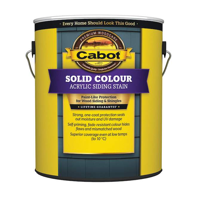 Cabot 1 GL Solid Siding White