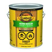 Cabot Pre-Tinted New Cedar Semi-solid Exterior Stain and Sealer in One (Actual Net Contents: 3.78 L)