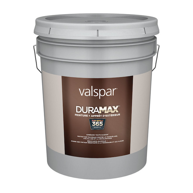 Peinture-Apprêt extérieur Valspar Duramax Base 1 acrylique mat 18,6 l