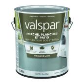 Peinture pour planchers et terrasses à l'acrylique gris clair satiné Valspar 3,78 L