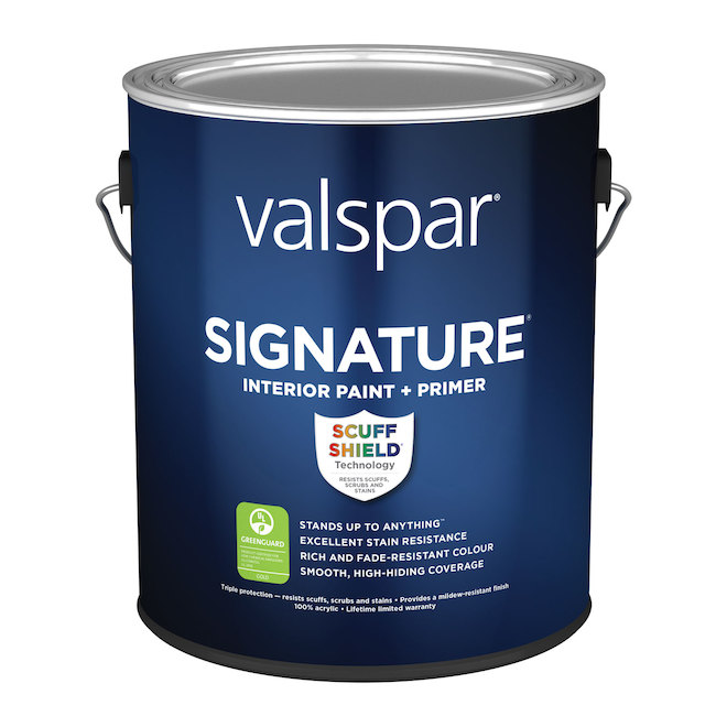 Valspar Signature Ultra White Base A Flat Tintable Paint (3.66 L)