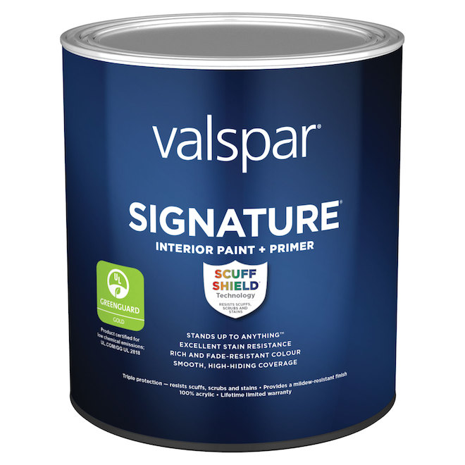 Valspar Signature Ultra White Base A Eggshell Tintable Paint (916 mL)