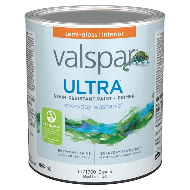 Valspar Ultra Semi-gloss Latex Interior Paint 887mL