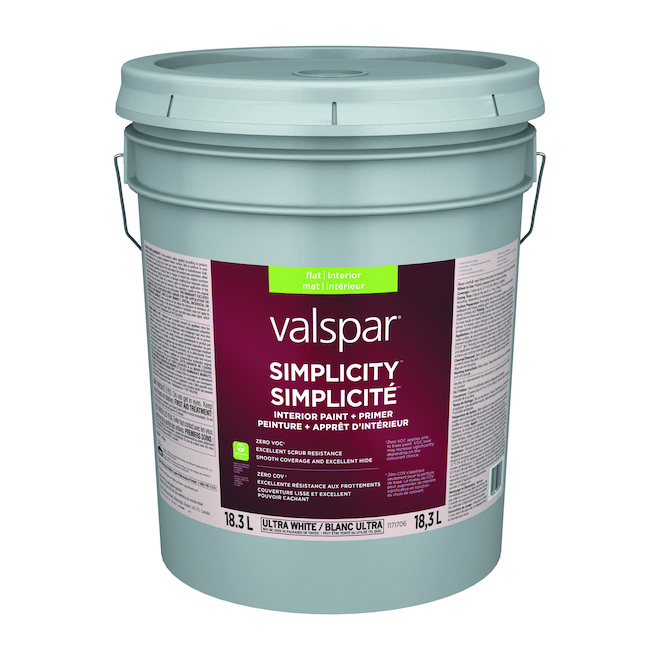 VALSPAR SIMPLICITY Peinture avec apprêt Simplicity Valspar intérieur