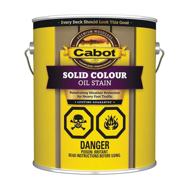 Cabot Exterior Oil Stain Neutral Base for Solid Colour - 3.67-l