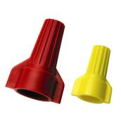 Connecteurs de fil Ideal rouges et jaunes en plastique, paquet de 150