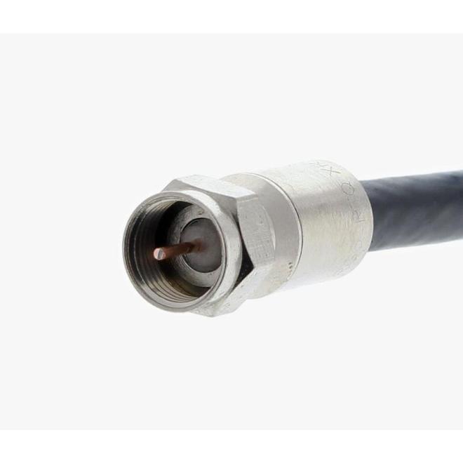 IDEAL RG-6, RG-6Q 1-in Compression F-Connector