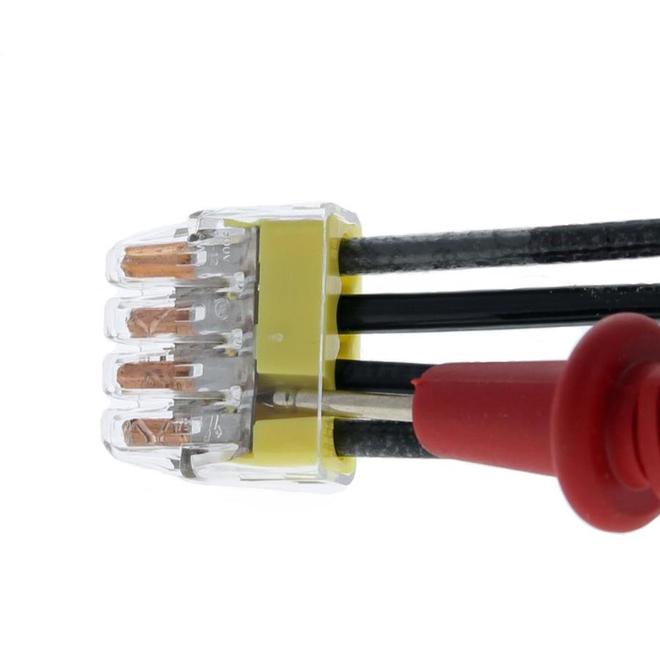 IDEAL Connecteur de fil Push-In 4 ports jaune 10-CT