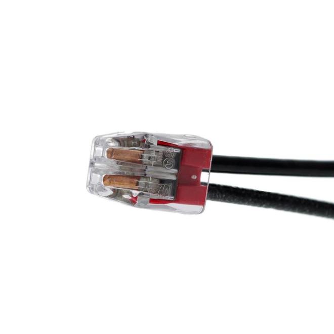 IDEAL Push-In Wire Connector 2-Port Red 100-CT
