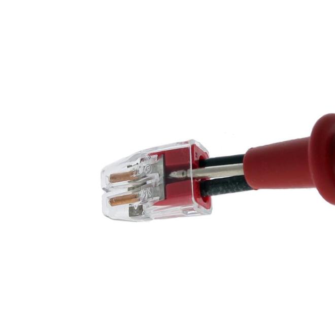 IDEAL Push-In Wire Connector 2-Port Red 100-CT