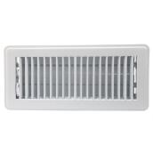 Accord Ventilation Louvered Floor Register (Rough Opening : 4-in x 10-in ; Actual : 5.51-in x 11.5-in)