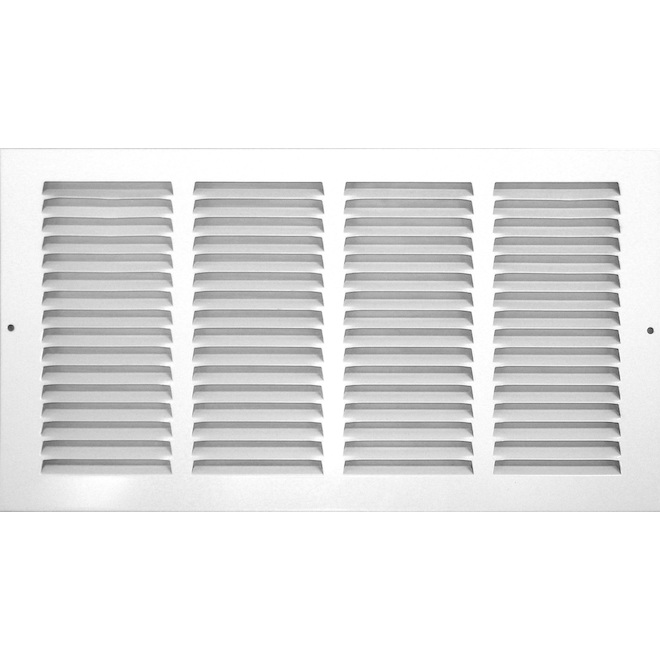 Accord Ventilation 24-in x 8-in White Return Grille