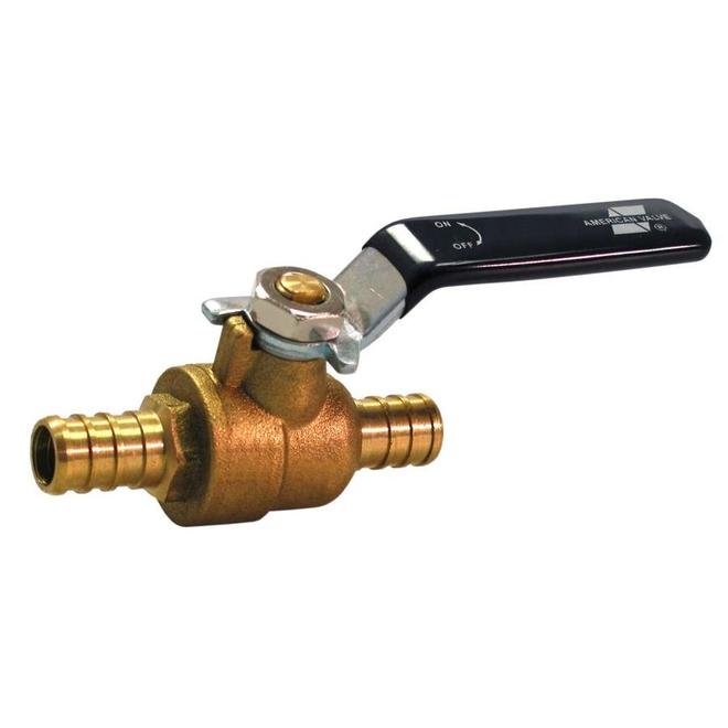 3/8-in Dia. Brass PEX In-Line Ball Valve