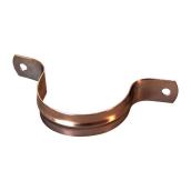 1/2-in Dia. Copper Plated Steel 2-Hole Pipe Strap (5-Pack)