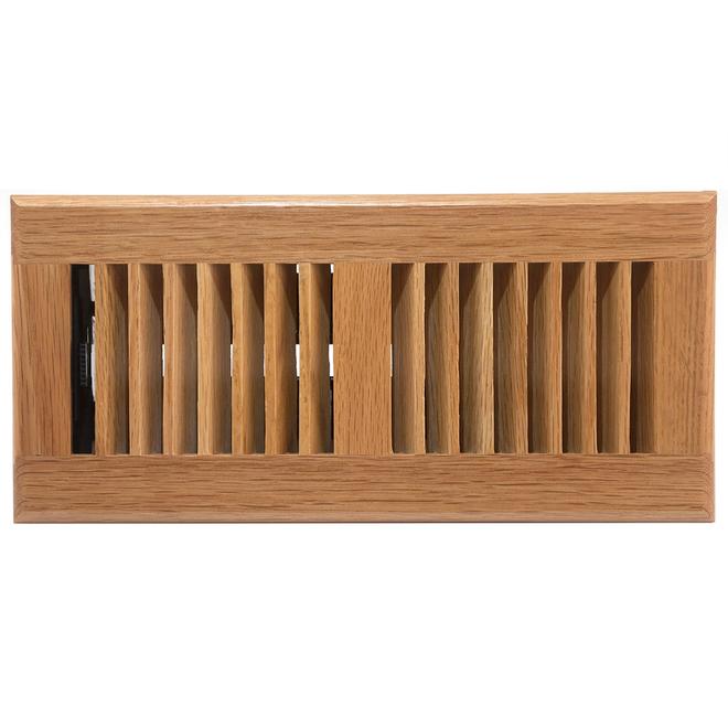 Registre à persiennes Accord Select  pour plancher de bois teinté clair 3 po x 10 po