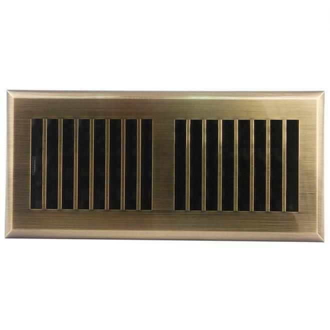 Grille d'aération de Accord ventilation 4x10, ABS,  Chêne