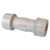 1-in Dia. PVC SCH 40/80 Compression Coupling Fitting