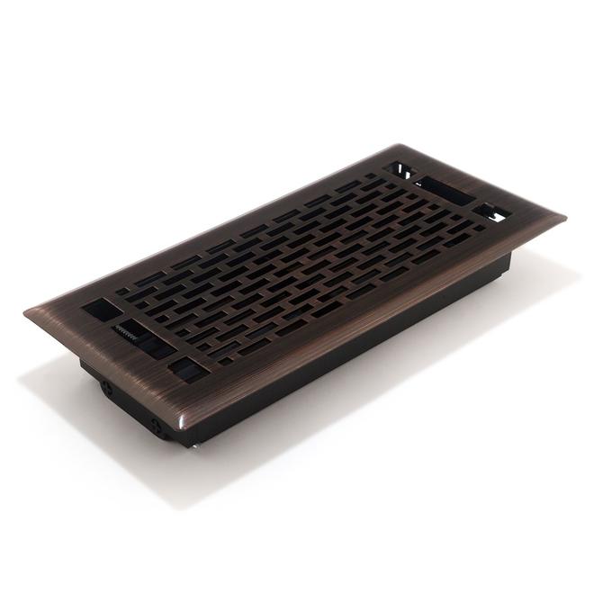 Registre de plancher Manhattan en bronze huilé par Accord Select 4 po x 10 po