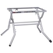 Support en acier pliable et portatif pour banc de scie